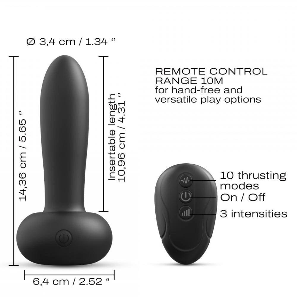 Dorcel Deep Thrust Kumandalı İleri Geri Hareketli Anal Vibratör