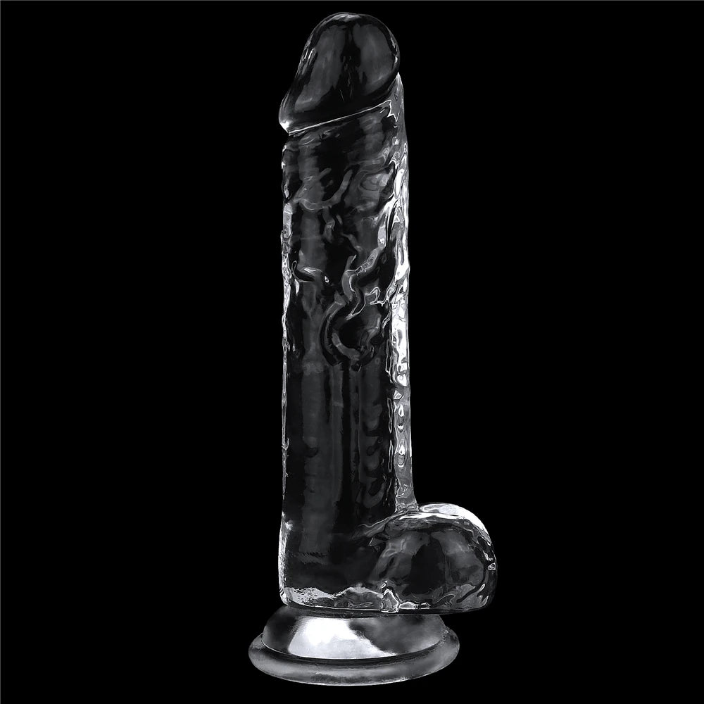 Lovetoy Flawless Clear Dildo 19 cm Realistik Jel Penis
