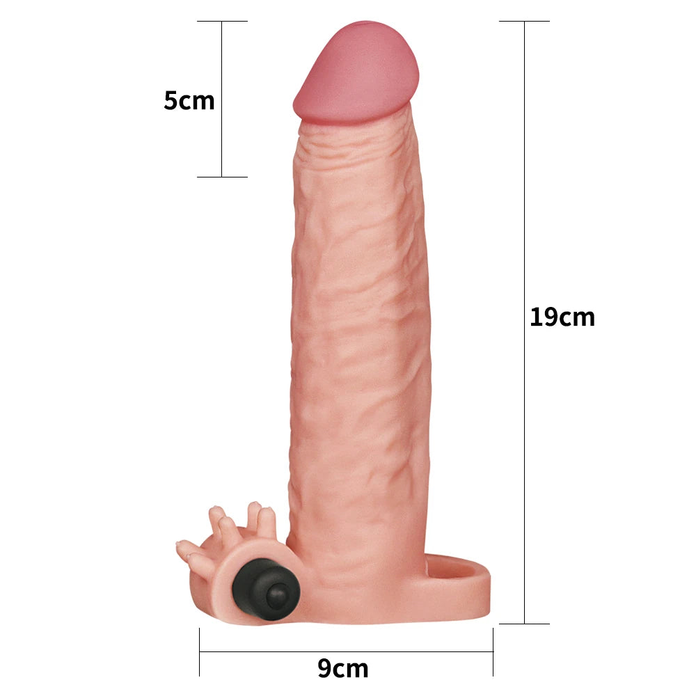 Lovetoy X-Tender 5 cm Uzatmalı Penis Kılıfı