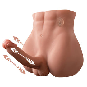 Shequ Bartlett Ass Hareketli Erkek Yarım Vücut Masturbator SQ-MAR30019V