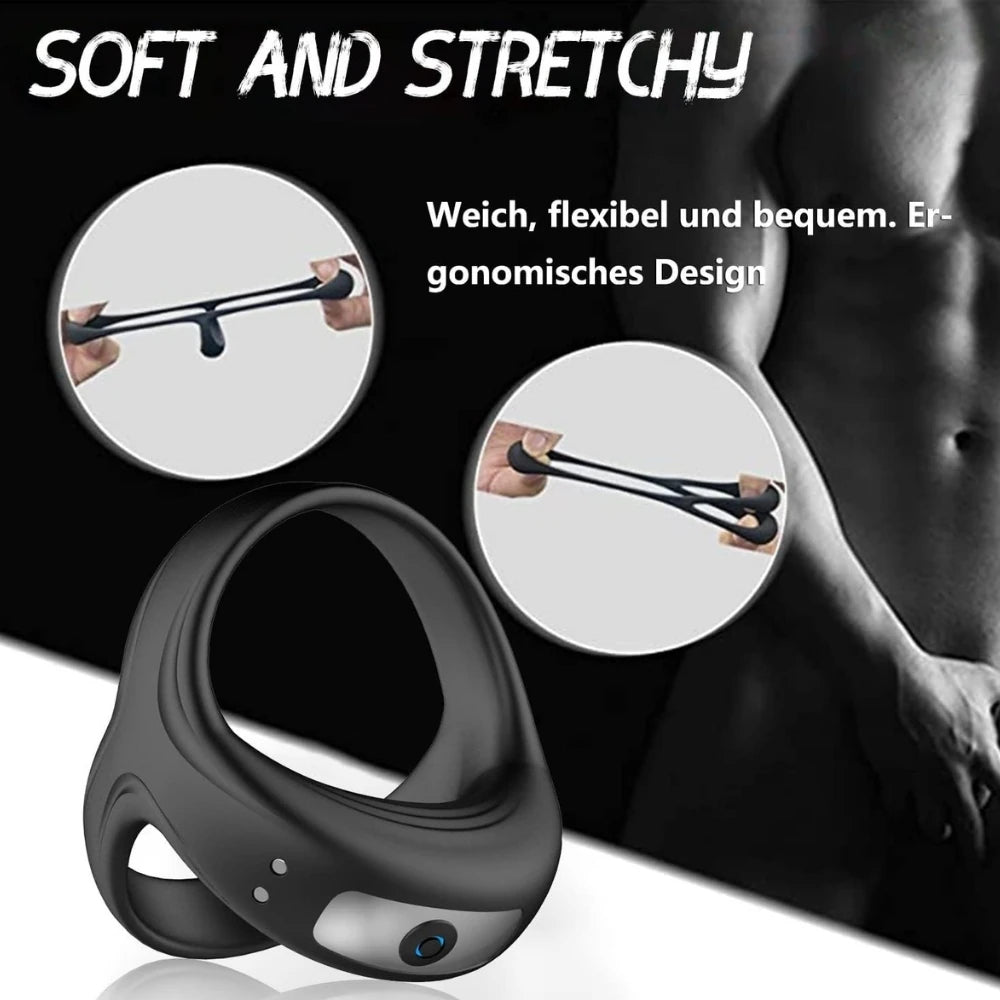 Erox Sam Cock Ring 10 Modlu Şarjlı Penis Halkası