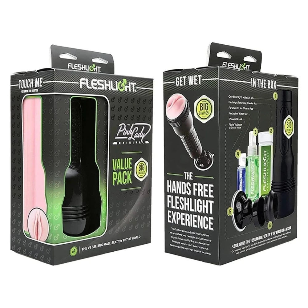 Original Fleshlight Series Pink Lady Value Pack Vantuzlu Vajina Mastürbatör