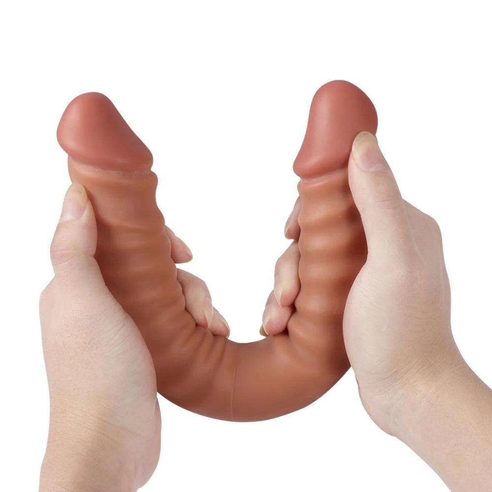 Xise Dildo Series Richard 34 Cm Çift Taraflı Realistik Penis