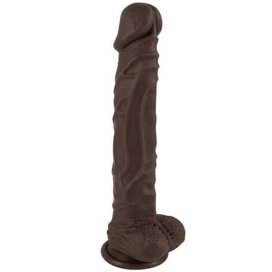 Xise Dildo Series Knight Flexible Realistik Penis XS-WBC10002-Brown