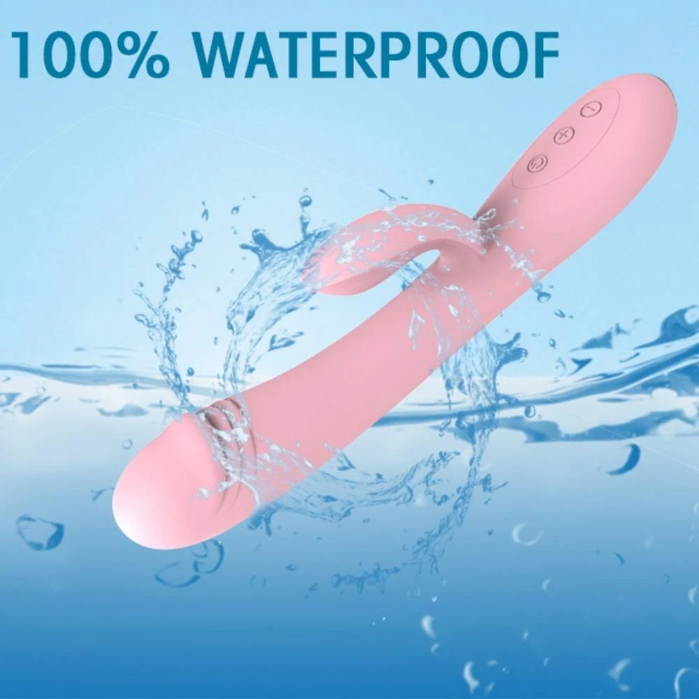 Erox Double Çift Titreşim Motorlu 10 Mod Tavşan Vibratör