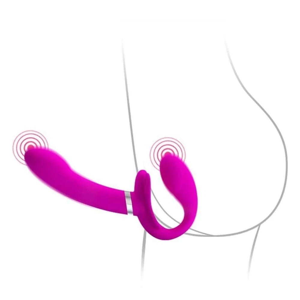 Pretty Love Valerie Giyilebilir Titreşimli Strapless Strapon