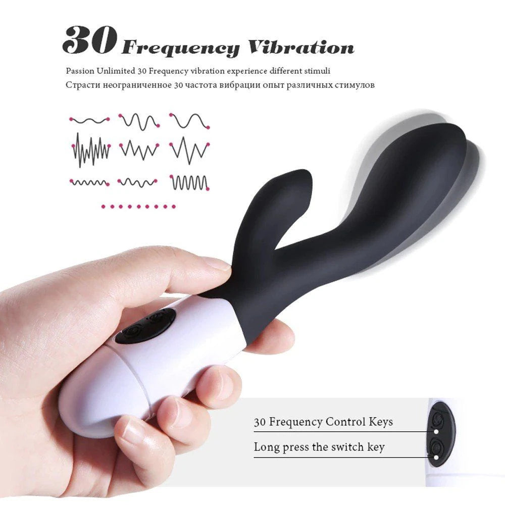 Erox Mix Vibe Curve 30 Modlu Şarjlı Rabbit Vibratör-Purple