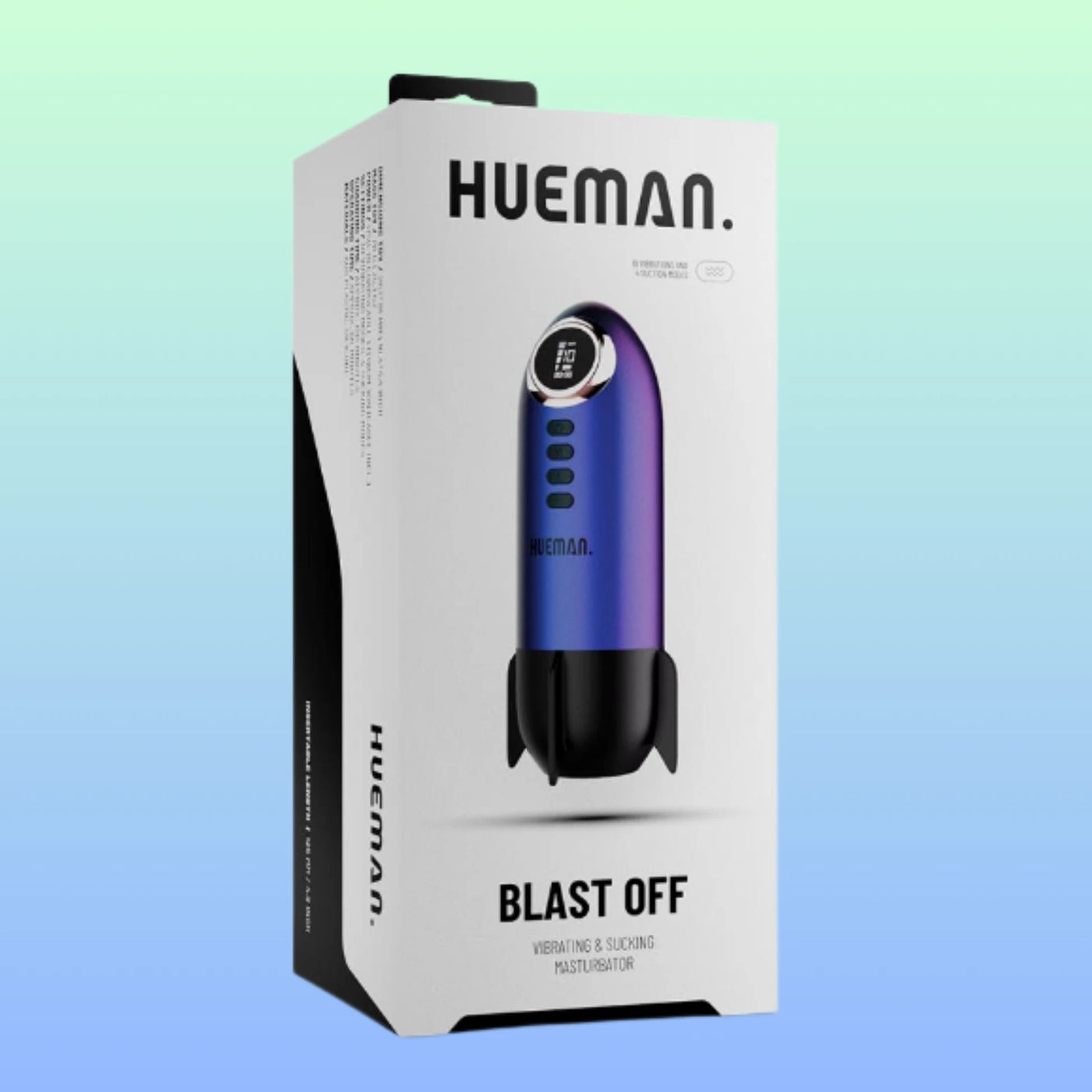 Hueman Rocket Emiş Güçlü ve Titreşimli Mastürbatör