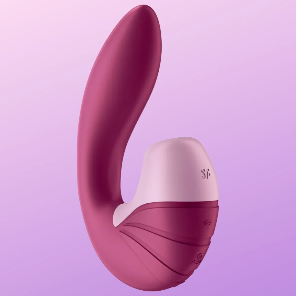 Satisfyer Supernova Insertable Double Emiş Güçlü Vibratör-Bordeaux