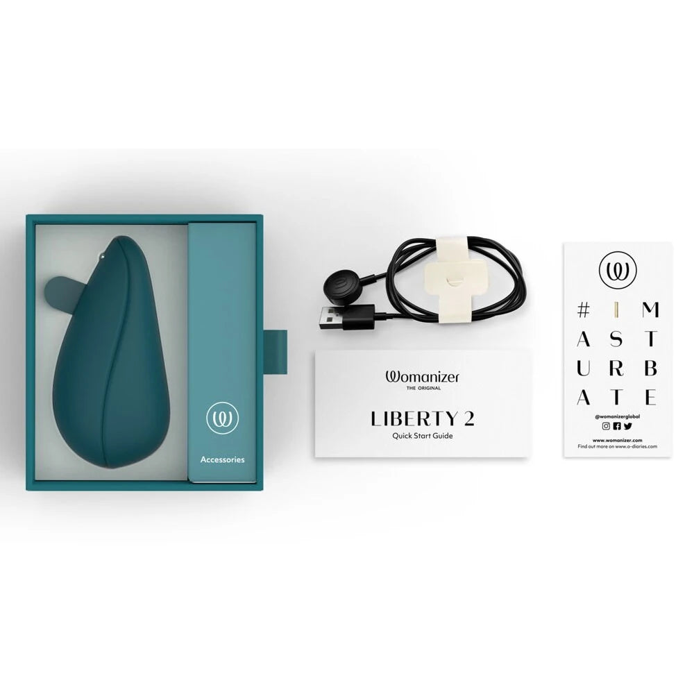 Womanizer Liberty 2 Klitoral Emiş Güçlü Vibratör-Green