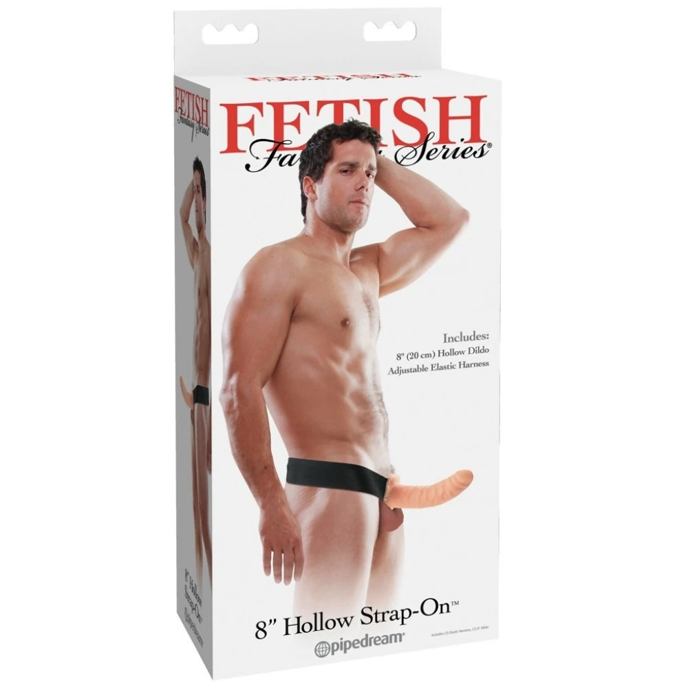 Pipedream Fetish Fantasy Series 8 İnch İçi Boş Strap-On Penis