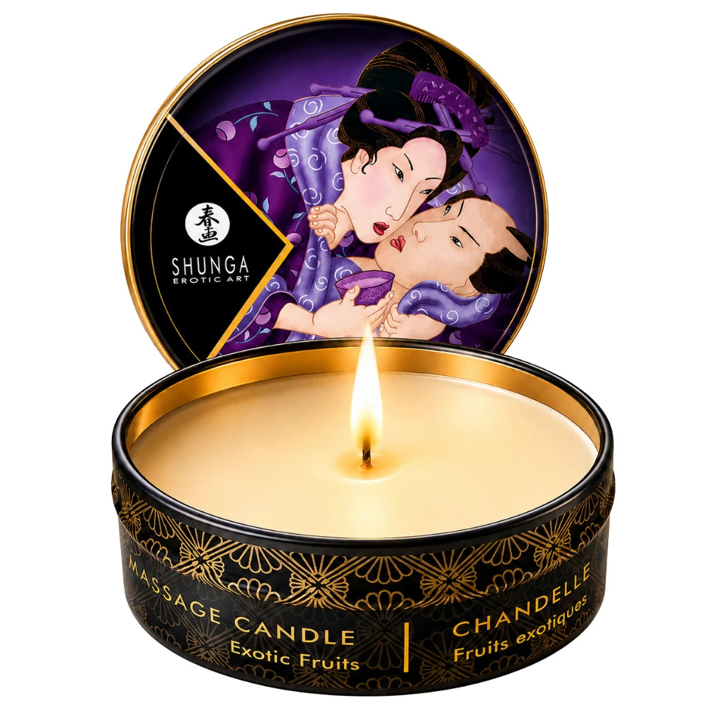 Shunga Mini Massage Candle Exotic Fruits 30 Ml Erotik Masaj Mumu