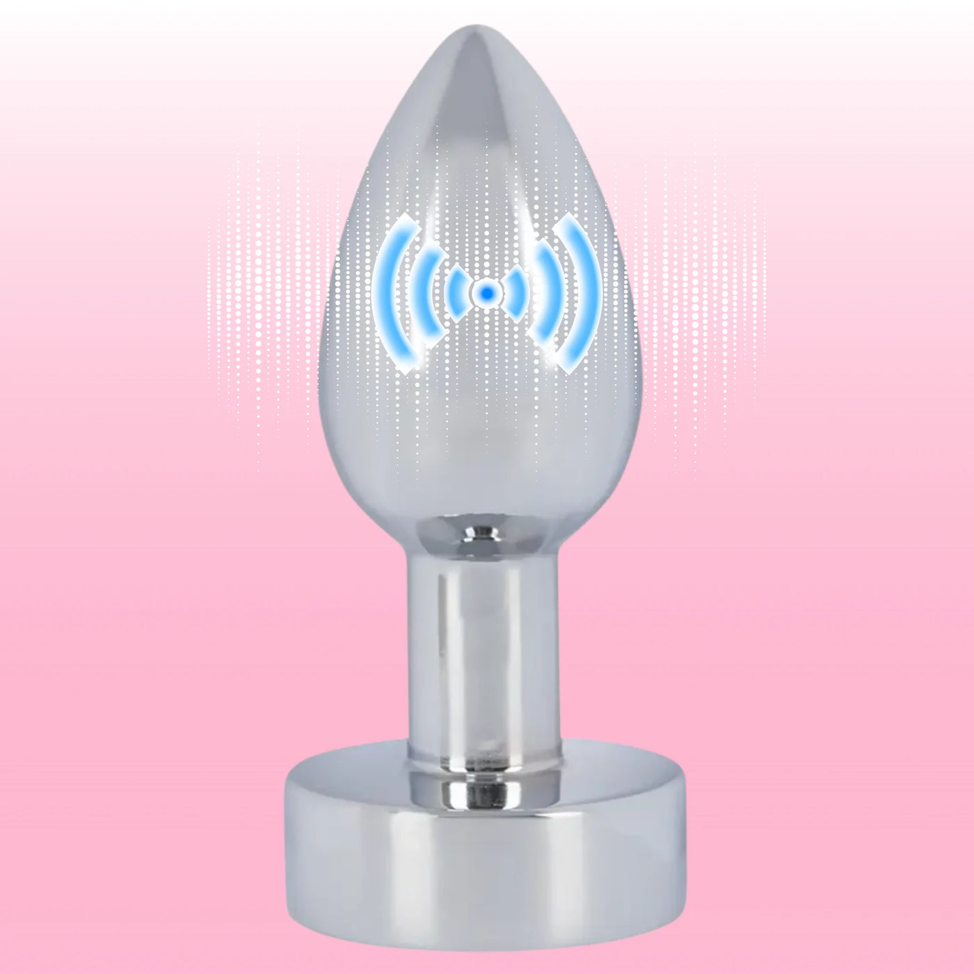 Anos Heavy Metal Butt Plug With Vibration Anal Plug Vibratör