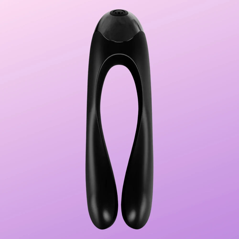 Satisfyer Candy Cane Black Finger Parmak Vibratör