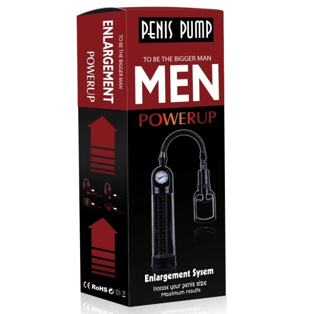 Erox World Men's Pump Dijital Mekanizmalı Manuel Penis Pompası ve Titan Gel
