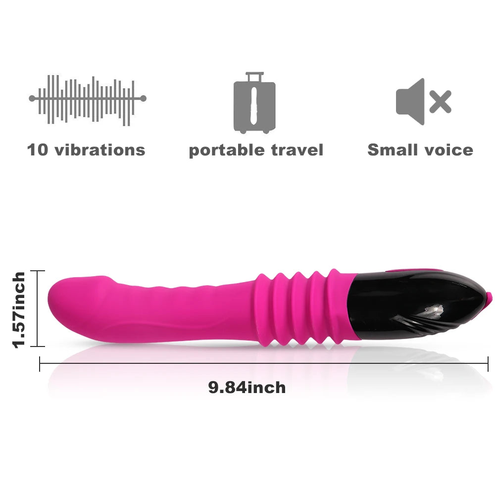 Shequ Nathan Thrusting 10 Modlu Hareketli Seks Vibratörü