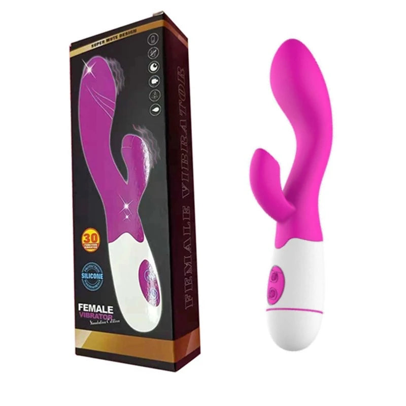 Erox Mix Vibe Curve 30 Modlu Şarjlı Rabbit Vibratör-Pink