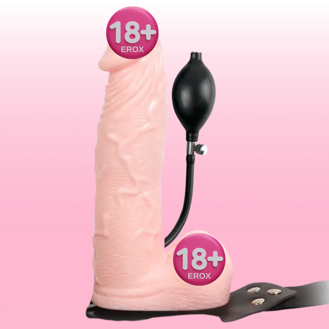 Baile Ultra Harness Şişirilebilir Kemerli Realistik Penis