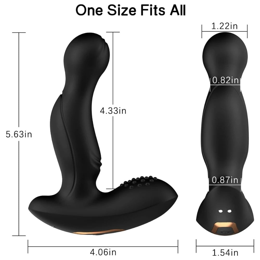 Erox Anal Fantasy Waggle Uzaktan Kumanda Kontrollü Prostat Vibratör