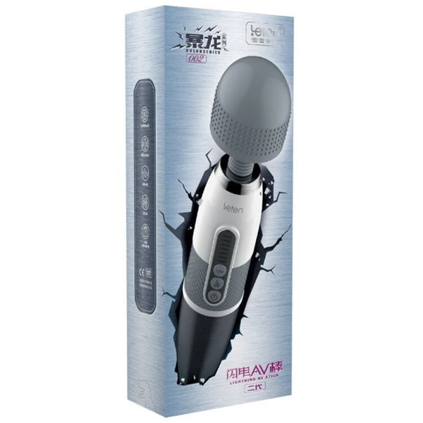 Leten Massager Lightning Huge Big Head Magic Masaj Wand Vibrator