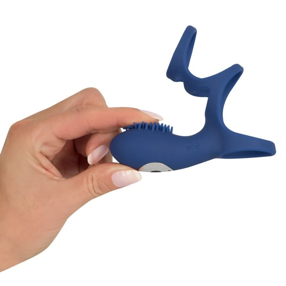 Sweet Smile Rechargeable Couple Sleeve Titreşimli Penis Halkası