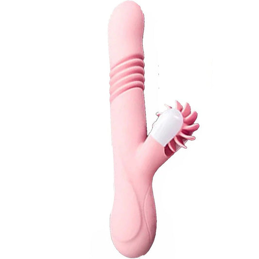 Erox Licking Life İleri Geri Hareketli Klitoral Stimülasyon Vibratör-Pink