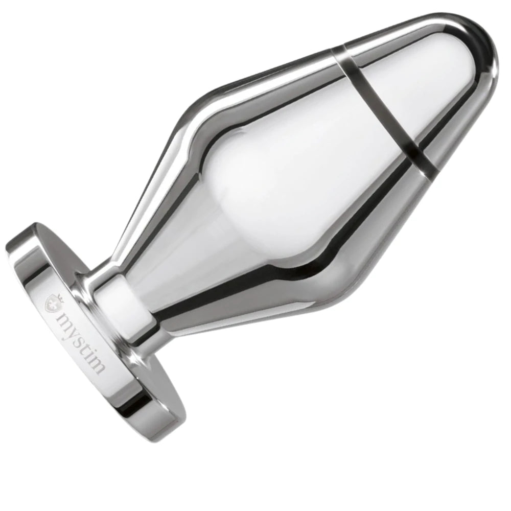Mystim E-stim Butt Plugs John Metal Anal Plug-Large