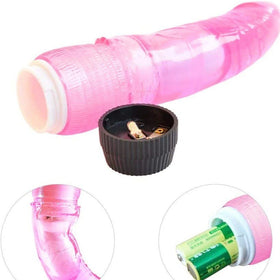 Erox Vibes Waves Pink Kademeli Titreşimli 18 Cm Jel Vibratör