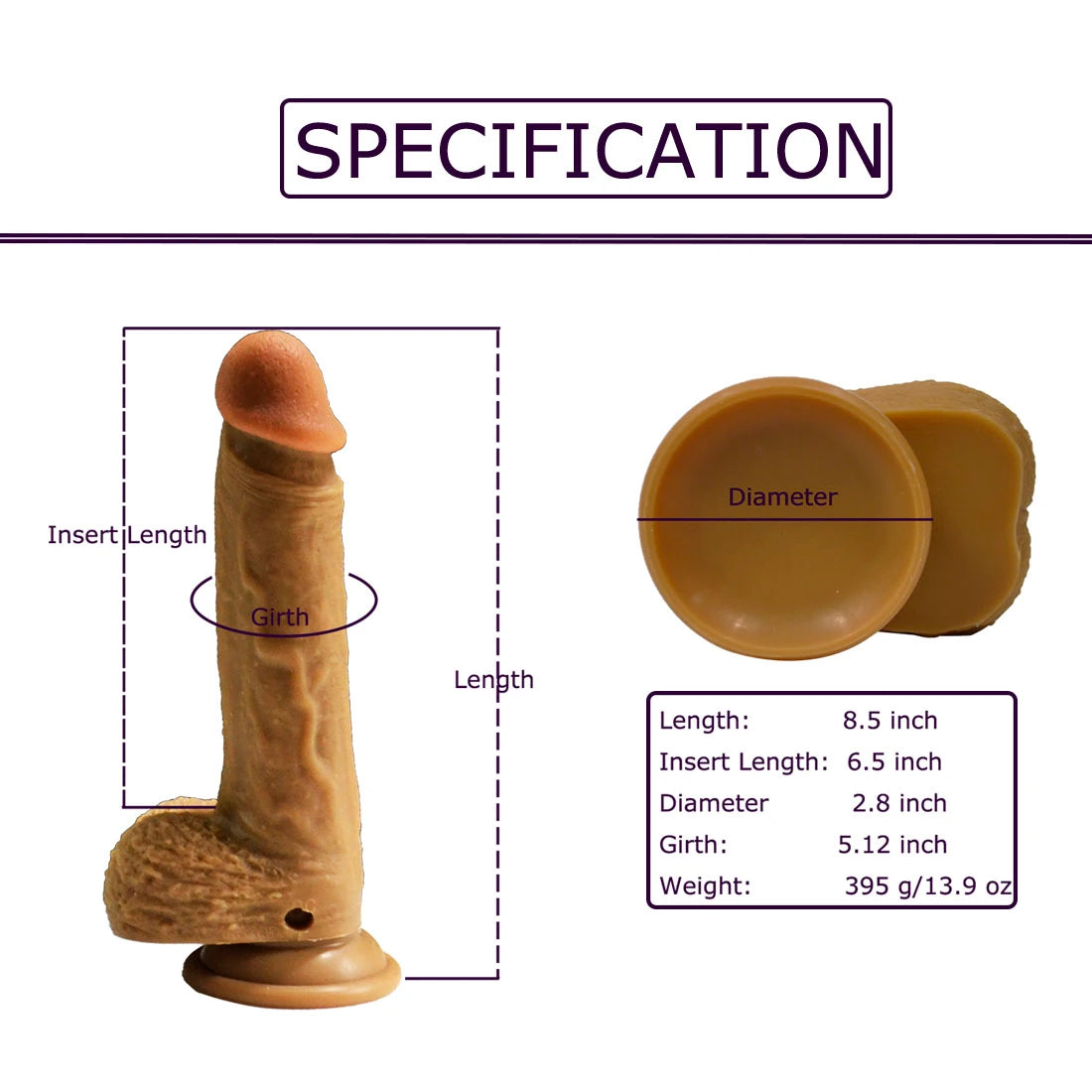 Simulation Of Skin Rotating Dildo 22 Cm Kemerli Dönebilen Hareketli Penis