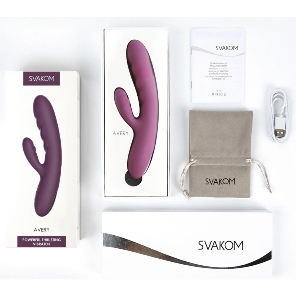 Svakom Avery Powerful Thrusting İleri Geri Hareketli Rabbit Vibratör