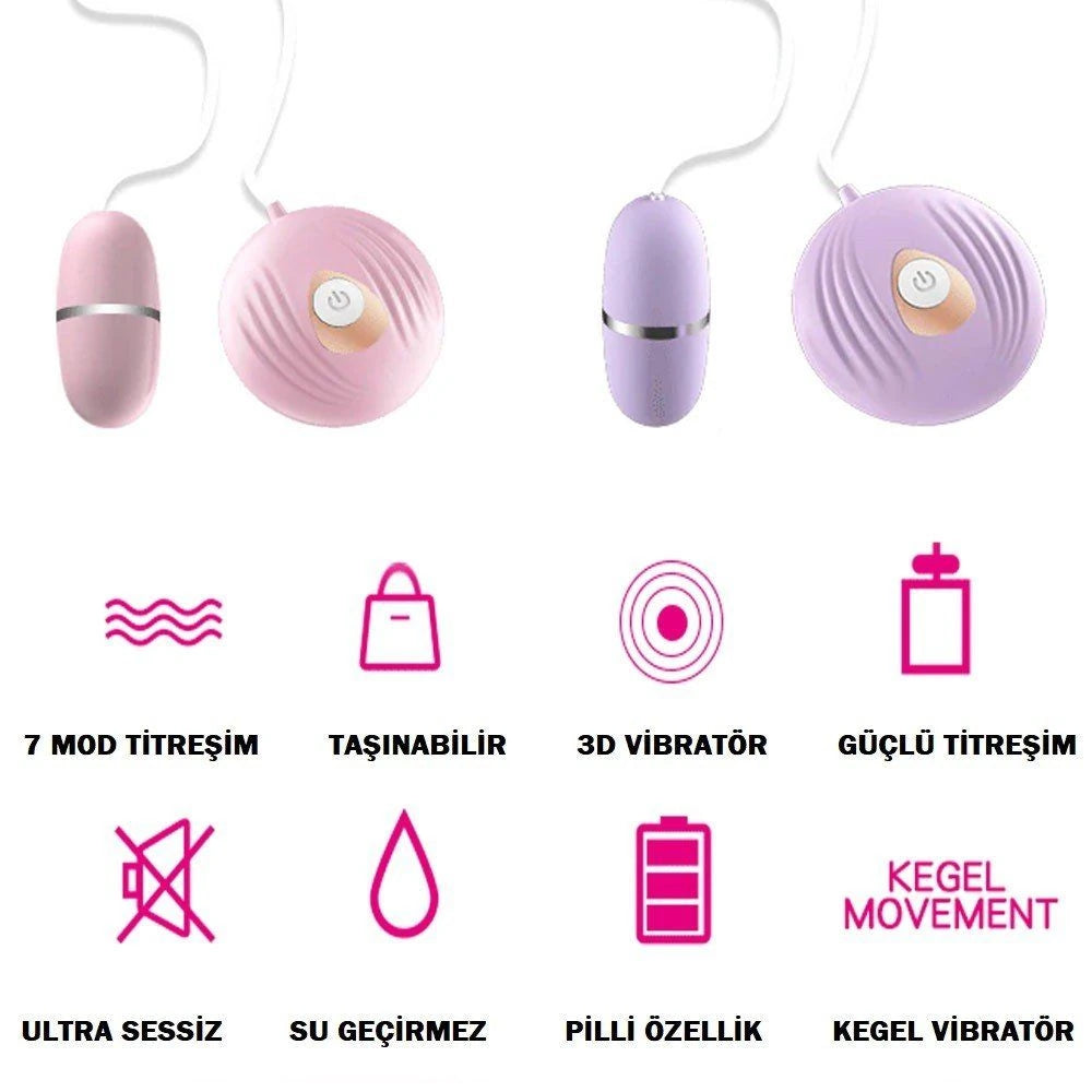 Erox Scom 7 Modlu Uyarıcı Egg Vibratör