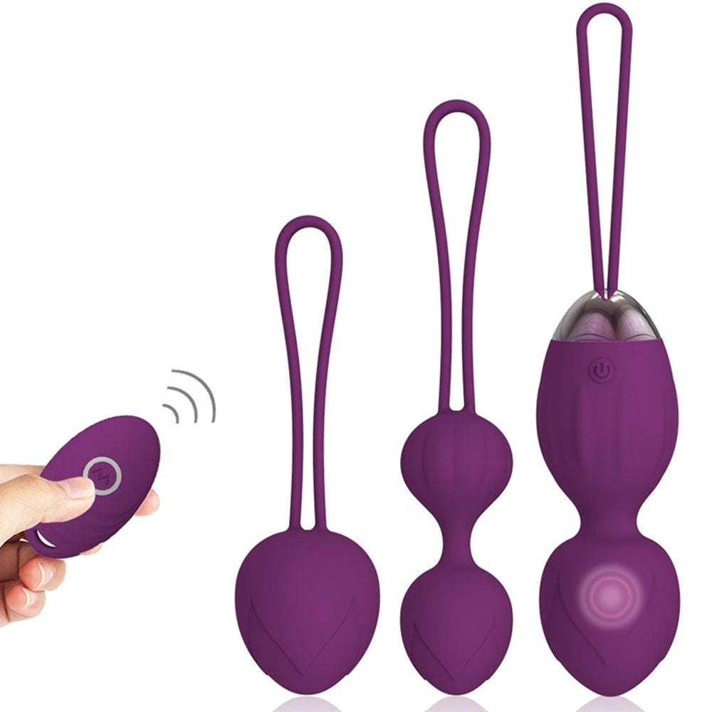 Erox Exuis Purple Uzaktan Kumandalı Kegel Egzersiz Topu