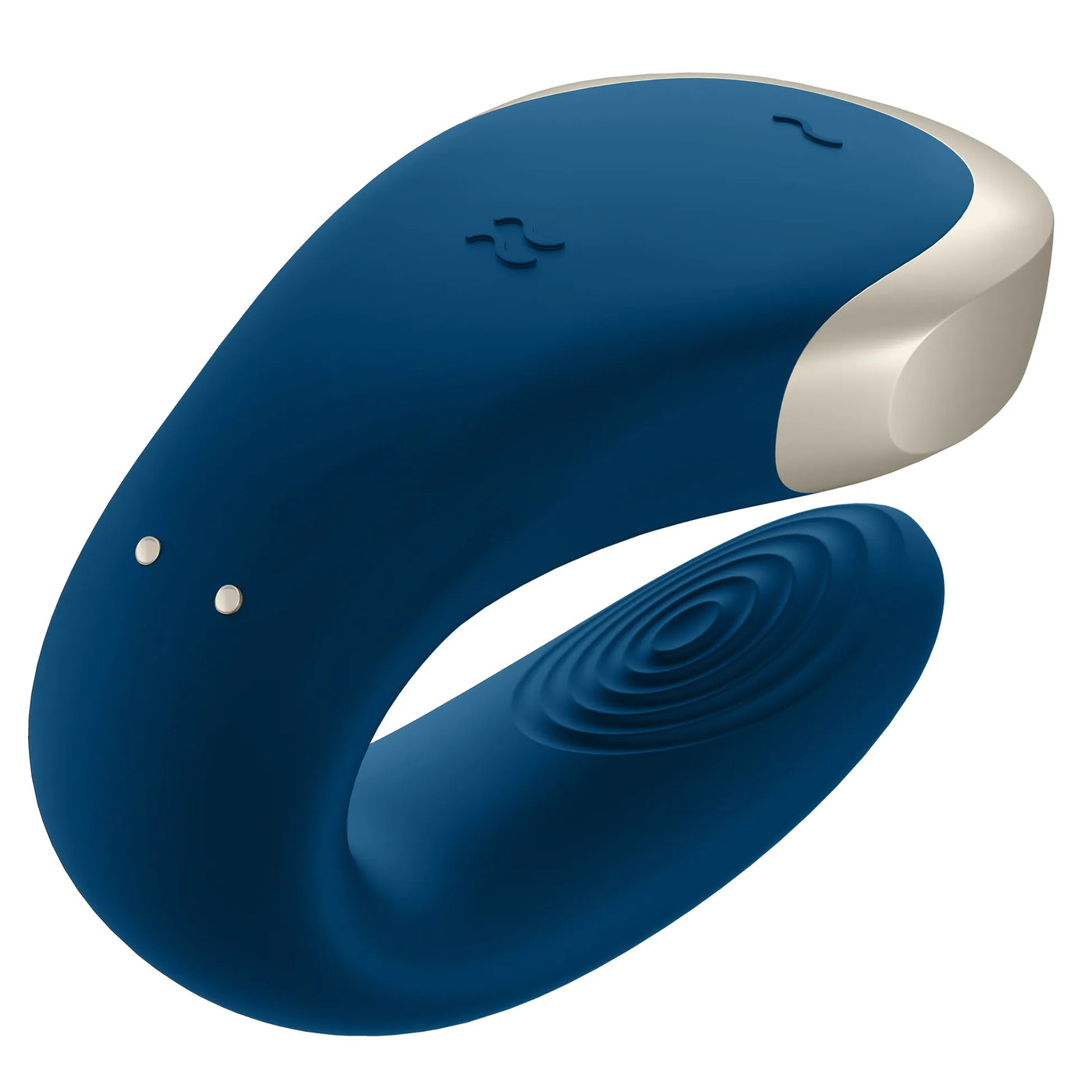 Satisfyer Double Love Blue Telefon ve Kumanda Kontrollü Vibratör