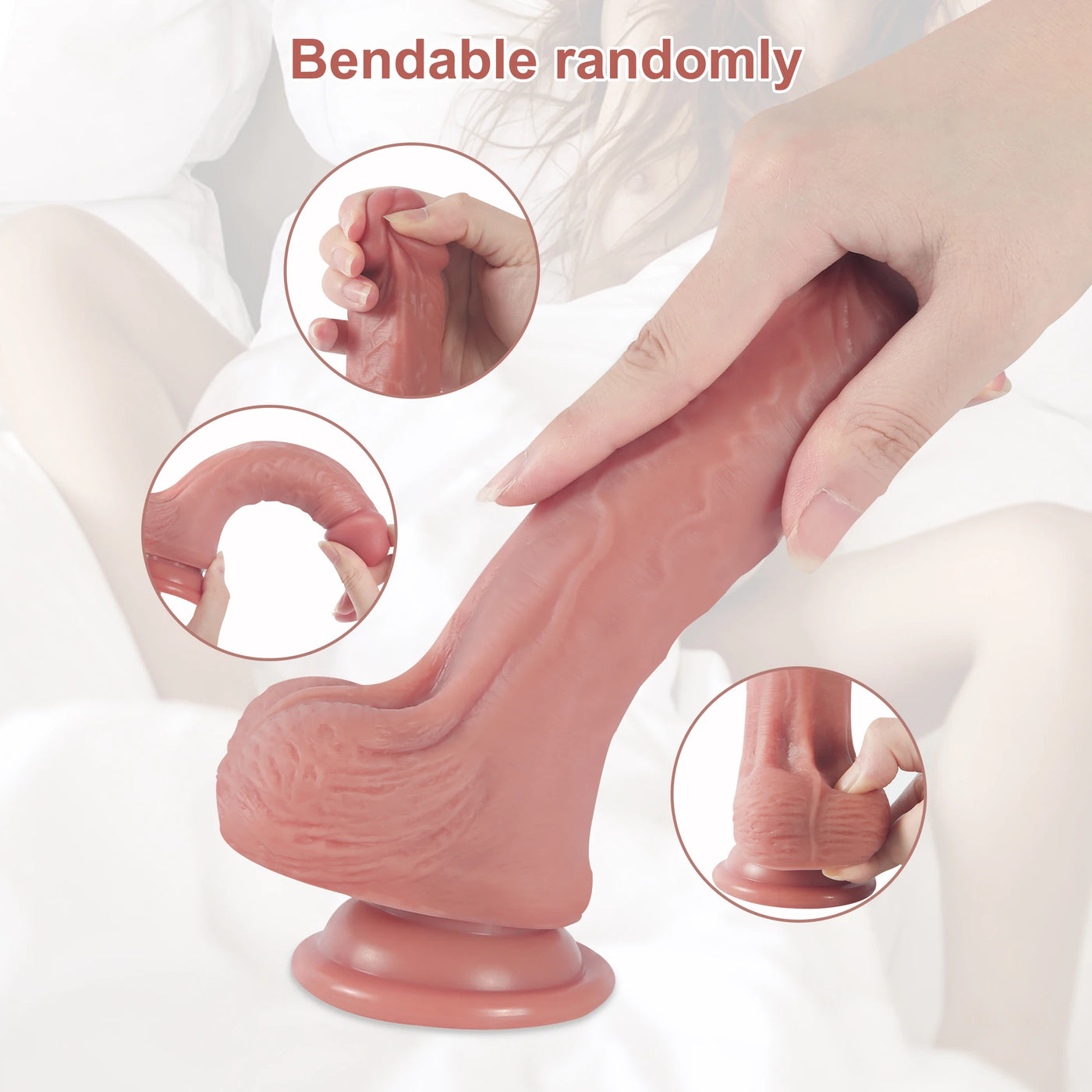 Shequ Dildo Series Jack 20 Cm Realistik Penis