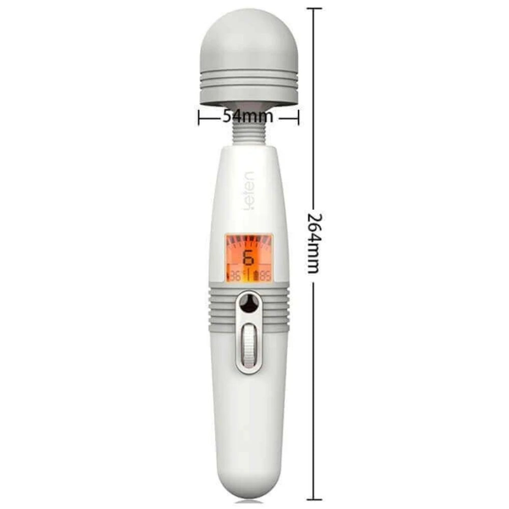 Leten Young Version Göstergeli ve Isıtmalı Masaj Wand Vibratör