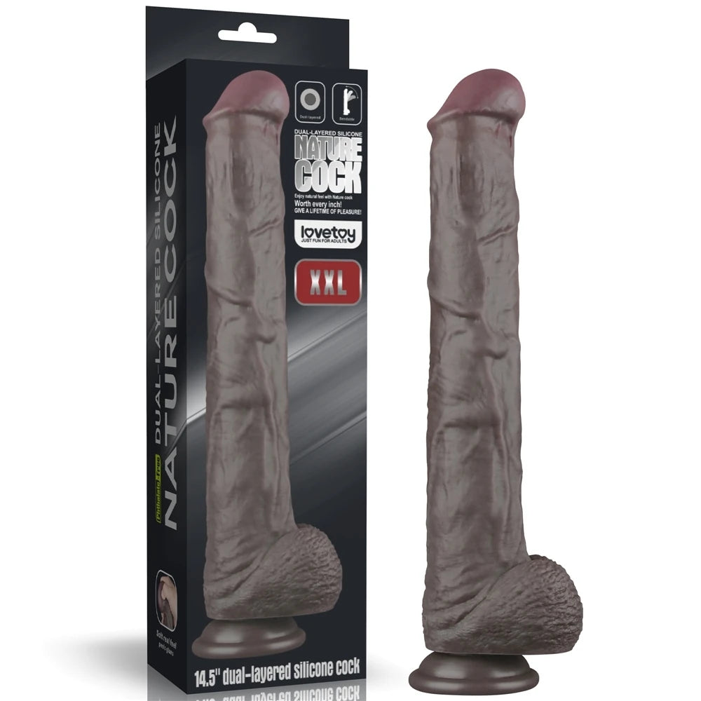 Lovetoy Bendable Cock XXL 37.5 Cm Kıkırdak Doku Realistik Penis LV411311