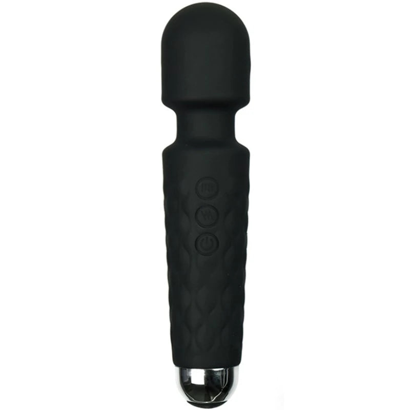 Erox Massage Vibes Black Ultra Güçlü 20 Mod Usb Şarjlı Masaj Vibratör