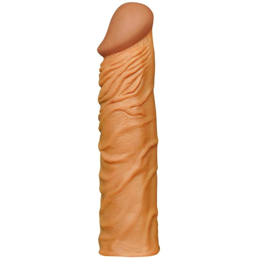 Lovetoy Pleasure X-Tender 5 cm Dolgulu Melez Realistik Penis Kılıfı
