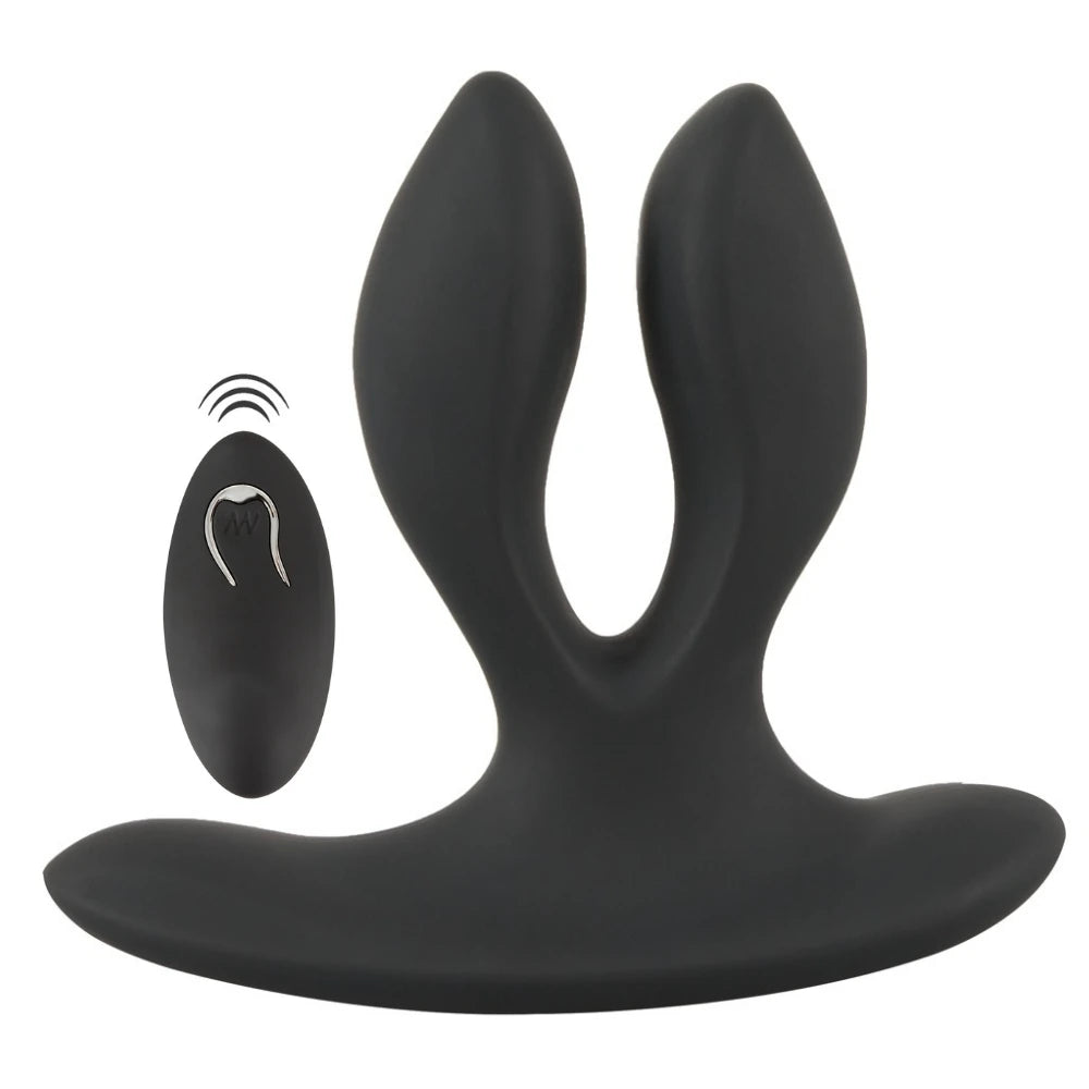 XouXou Vibrating Expander Butt Plug Uzaktan Kumandalı Anal Plug Vibratör