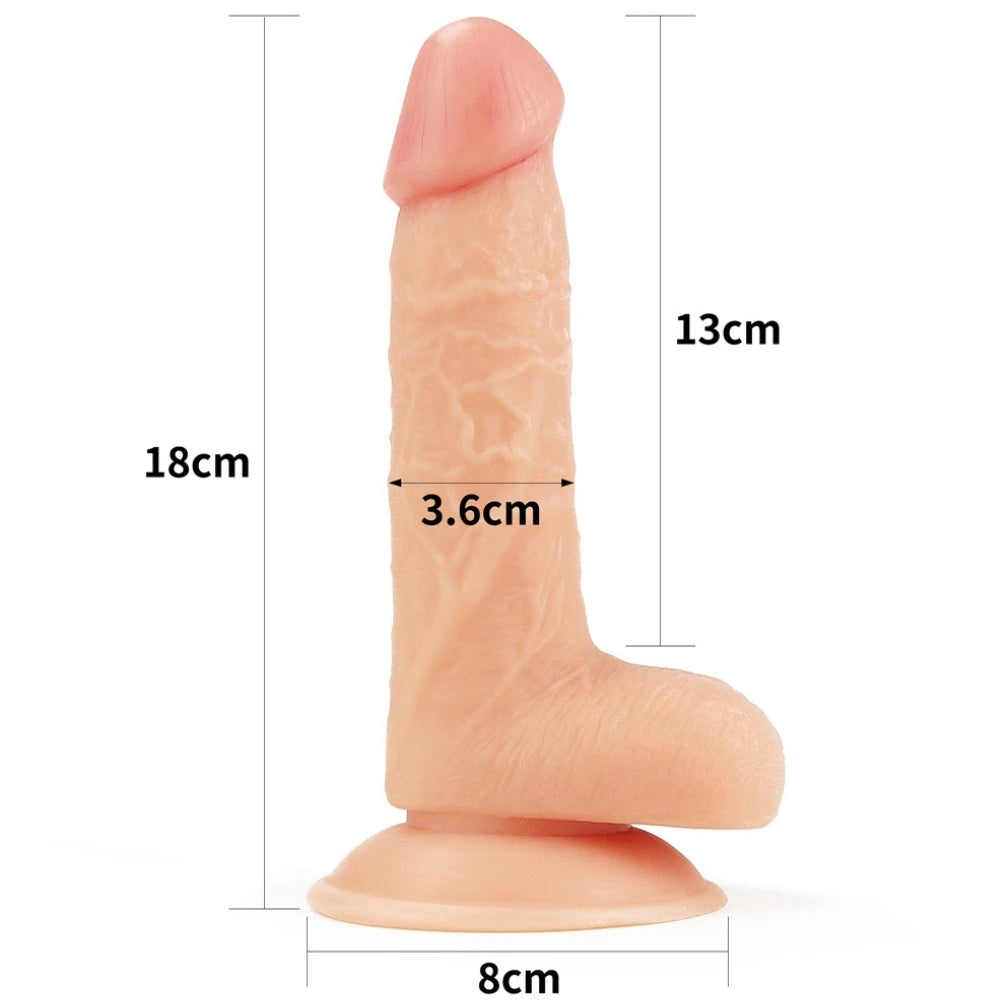 Lovetoy The Ultra Soft Dude 18 Cm Realistik Penis LV1087