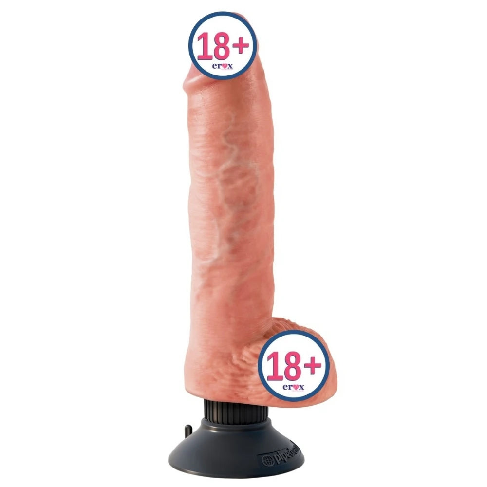 Pipedream King Cock 10 İnch Vibrating Cock With Balls Titreşimli Penis
