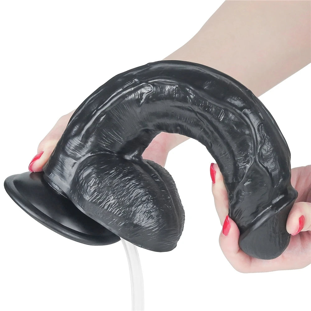 Lovetoy Squirt Extreme Dildo 25 Cm Boşalabilir Kemerli Realistik Penis LV116025