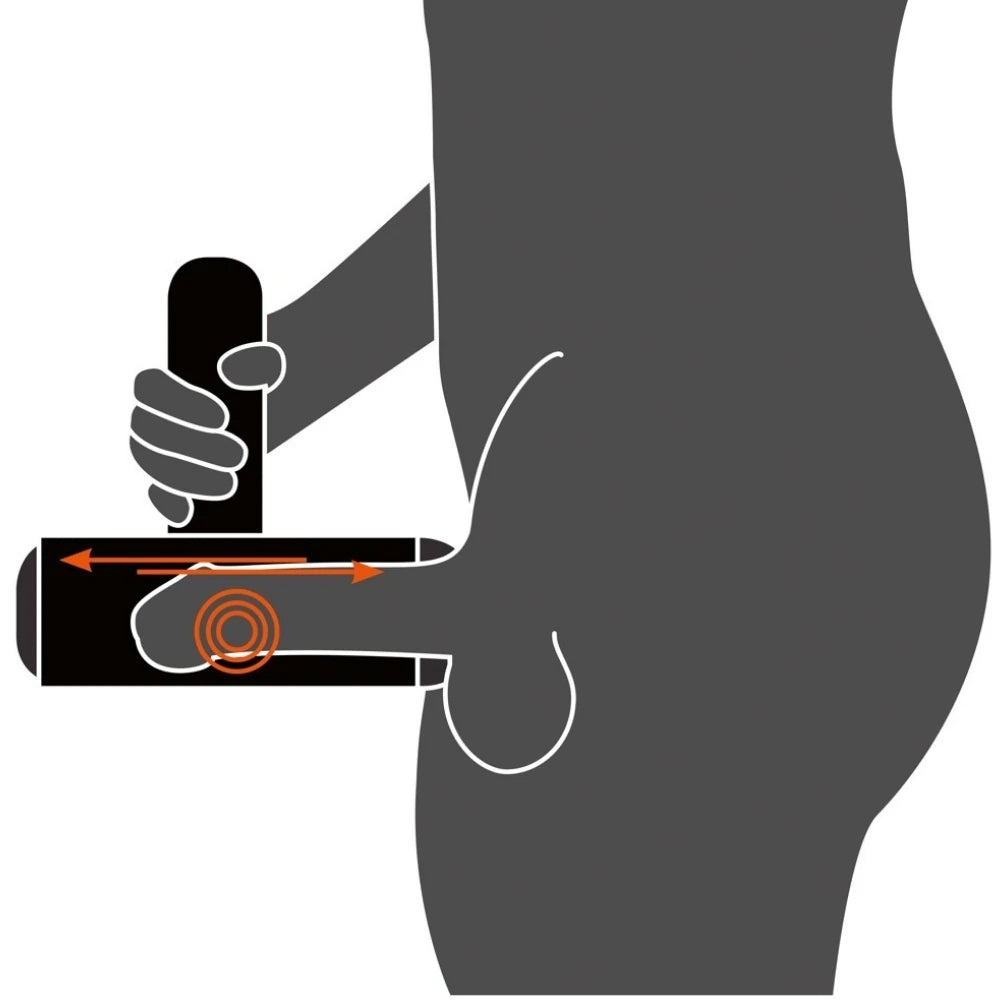Rebel Men's Gear With 2 Functions Hareketli Masturbator