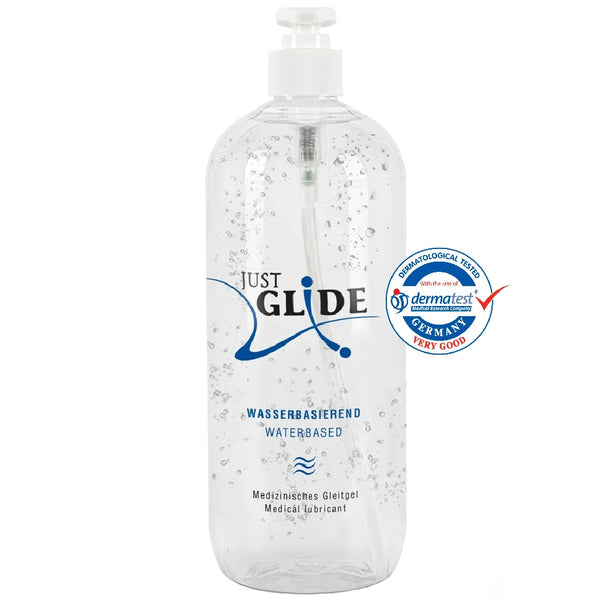 Just Glide Medical Lubricant Gel Su Bazlı Kayganlaştırıcı Jel 1000 Ml.