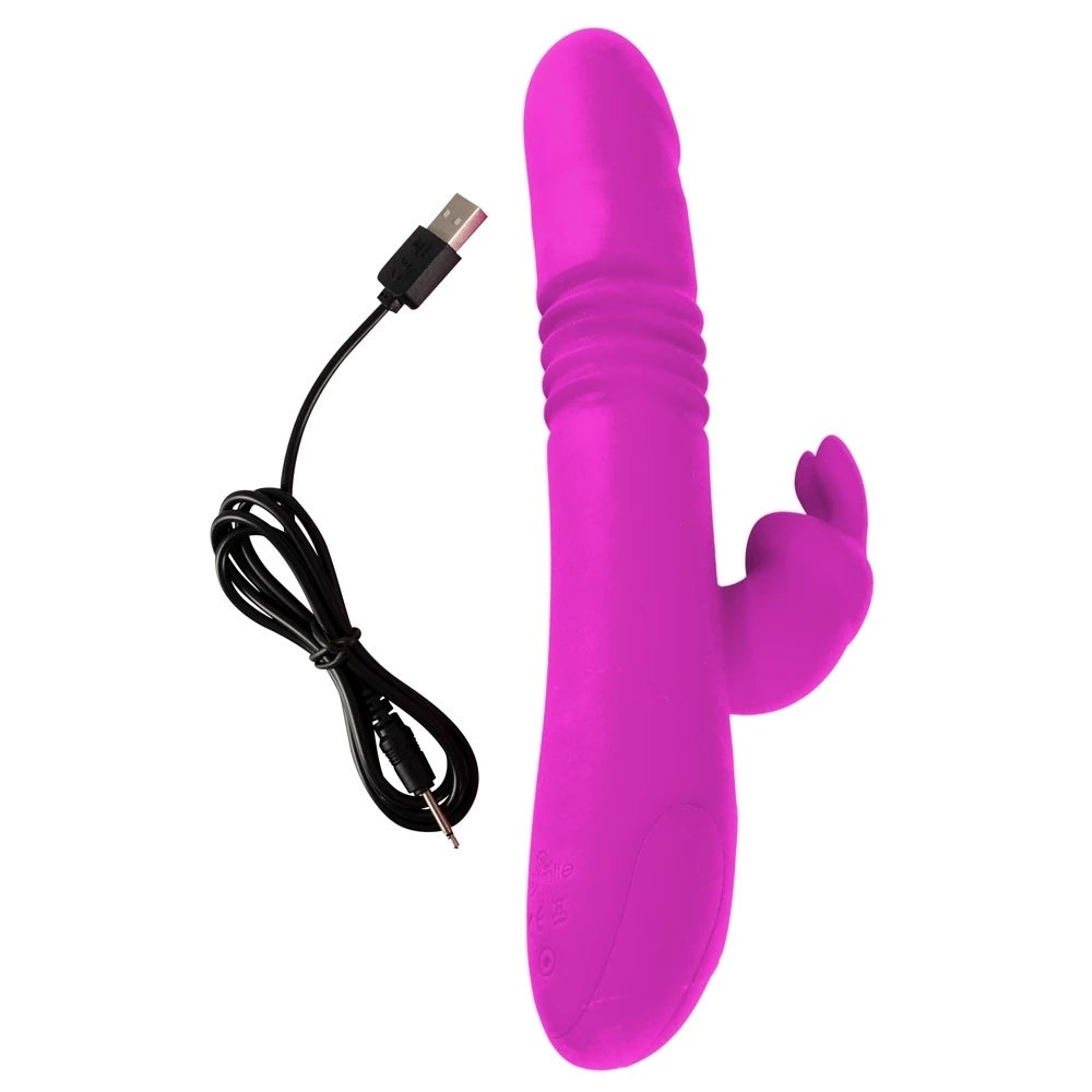 Sweet Smile Thrusting Pearl İleri Geri Hareketli Rabbit Vibratör