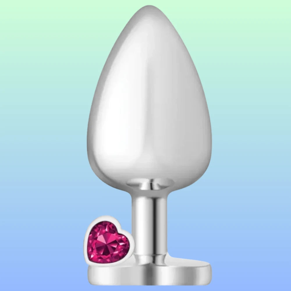Erox My Heart Jewellery Kalpli Metal Anal Plug-Medium