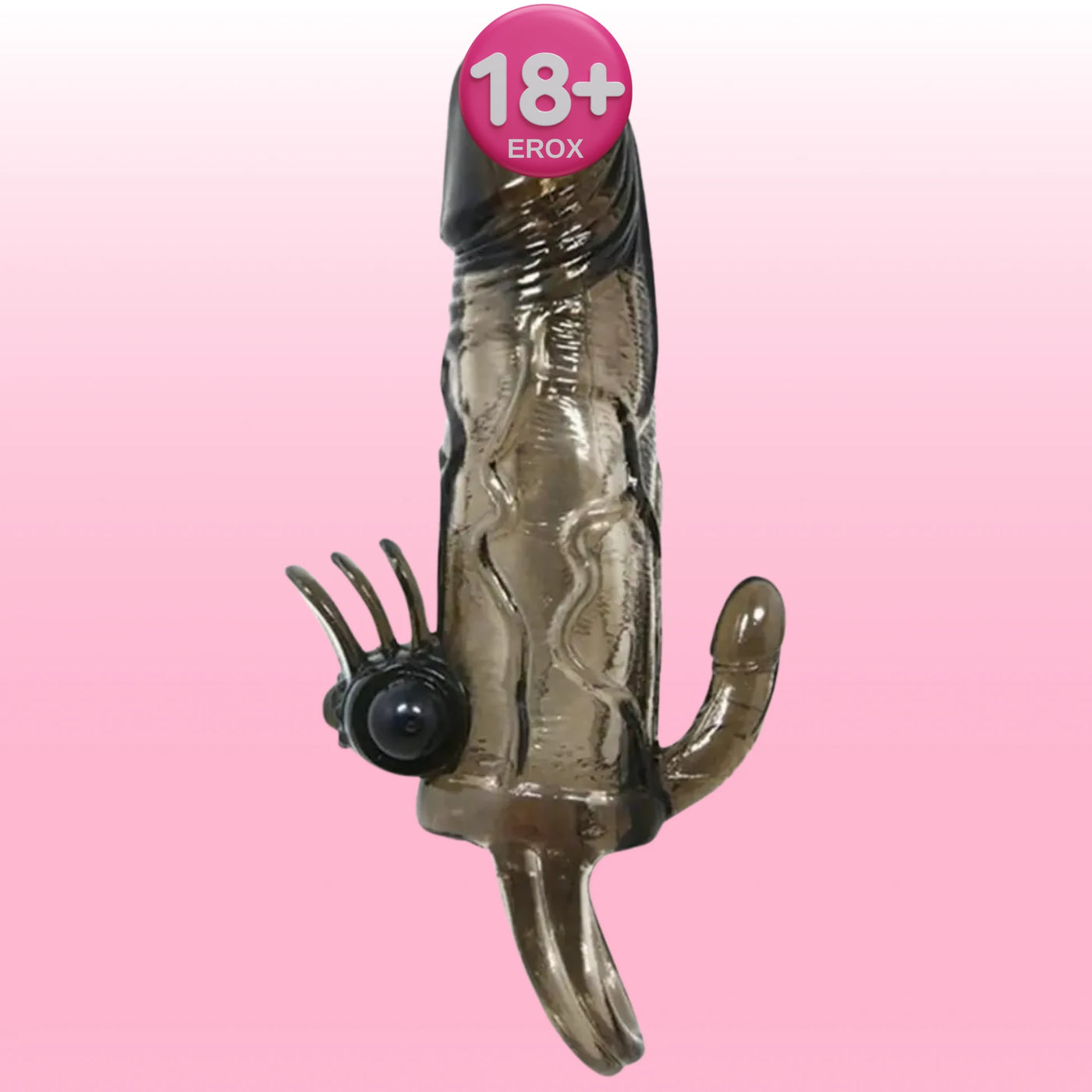 Baile Brave Man Penis Sleeve Klitoral ve Anal Uyarıcılı Titreşimli Penis Kılıfı