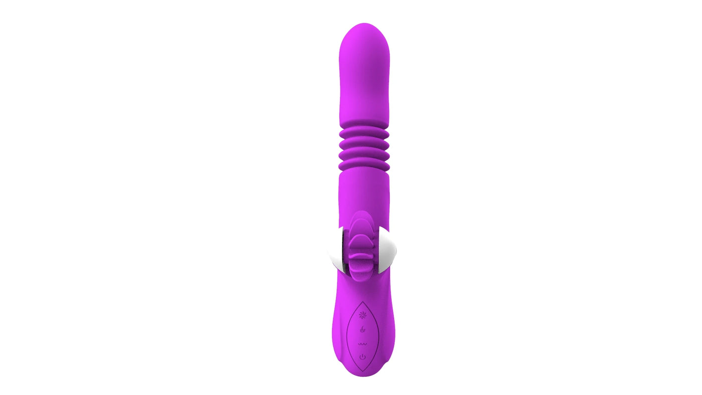 Erox Licking Life İleri Geri Hareketli Klitoral Stimülasyon Vibratör-Purple