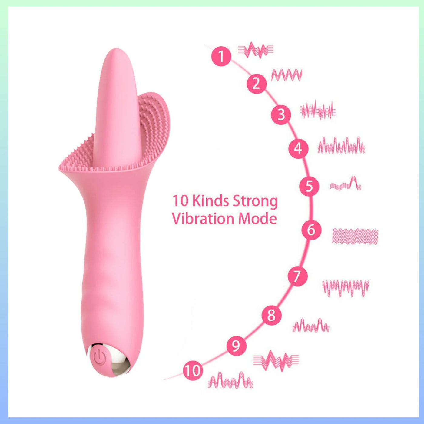 Erox Tongue Vibe Tıtrtıklı Dil Vibratör