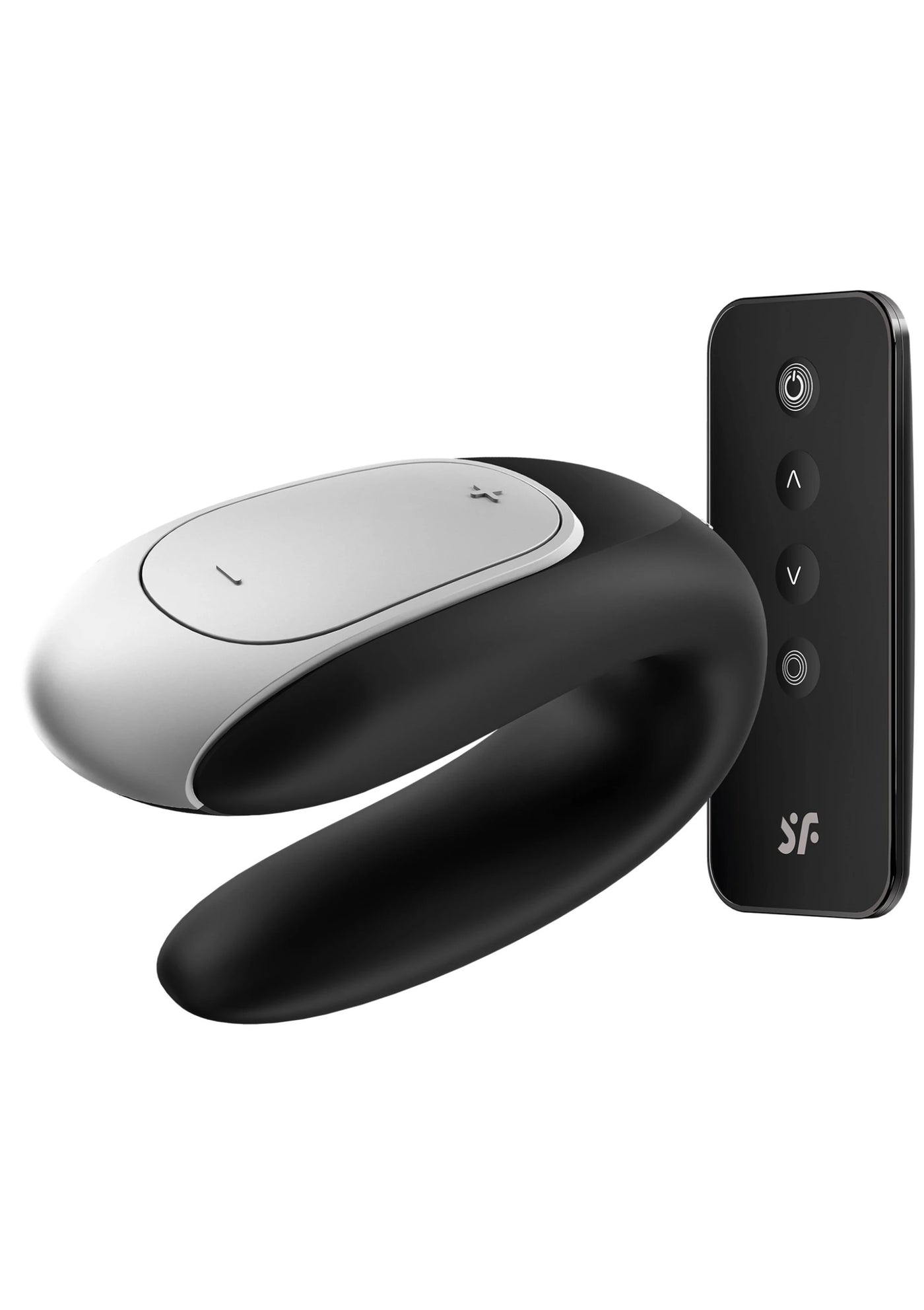 Satisfyer Double Fun Telefon ve Uzaktan Kumanda Kontrollü Vibratör-Black